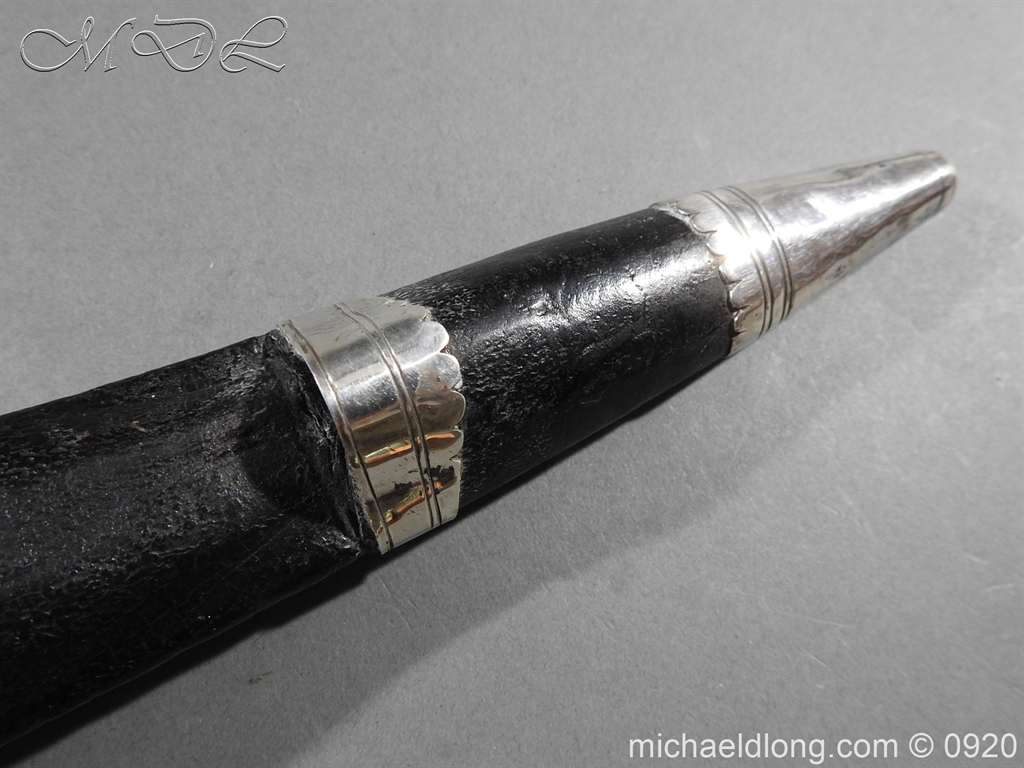 Scottish Silver Mounted Dirk c 1880 - Image 8