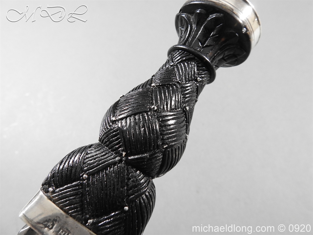 Scottish Silver Mounted Dirk c 1880 - Image 18