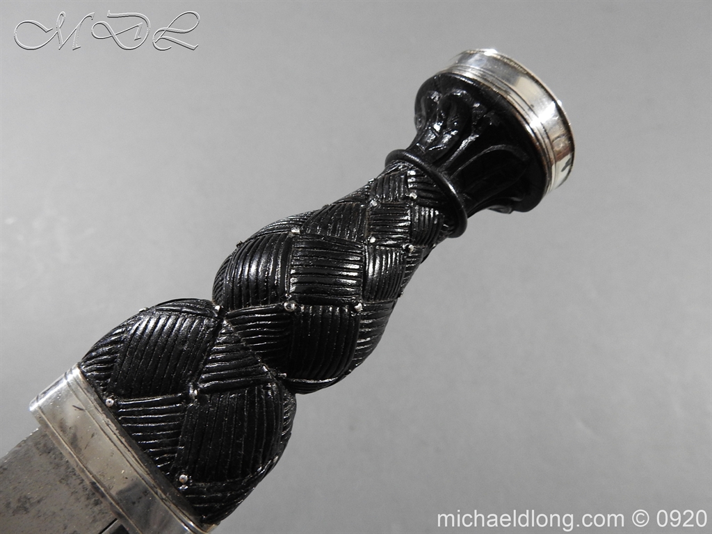 Scottish Silver Mounted Dirk c 1880 - Image 22