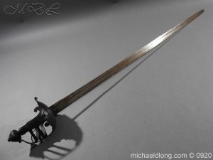 English Mortuary Sword with Honslow Blade