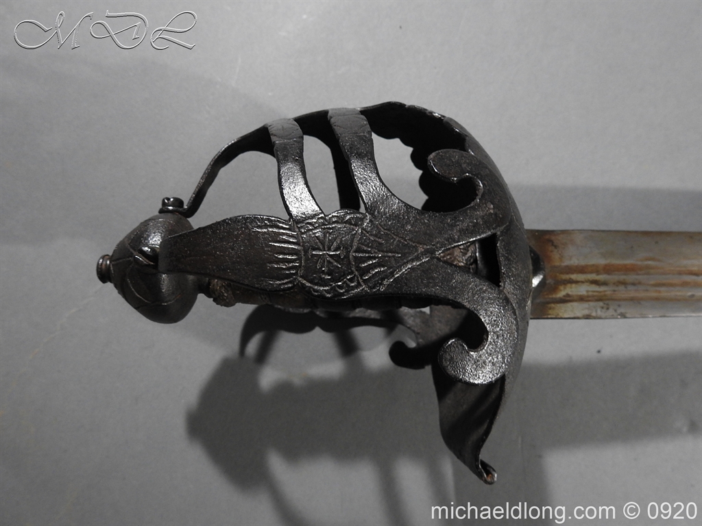 English Mortuary Sword with Hounslow Blade - Image 2