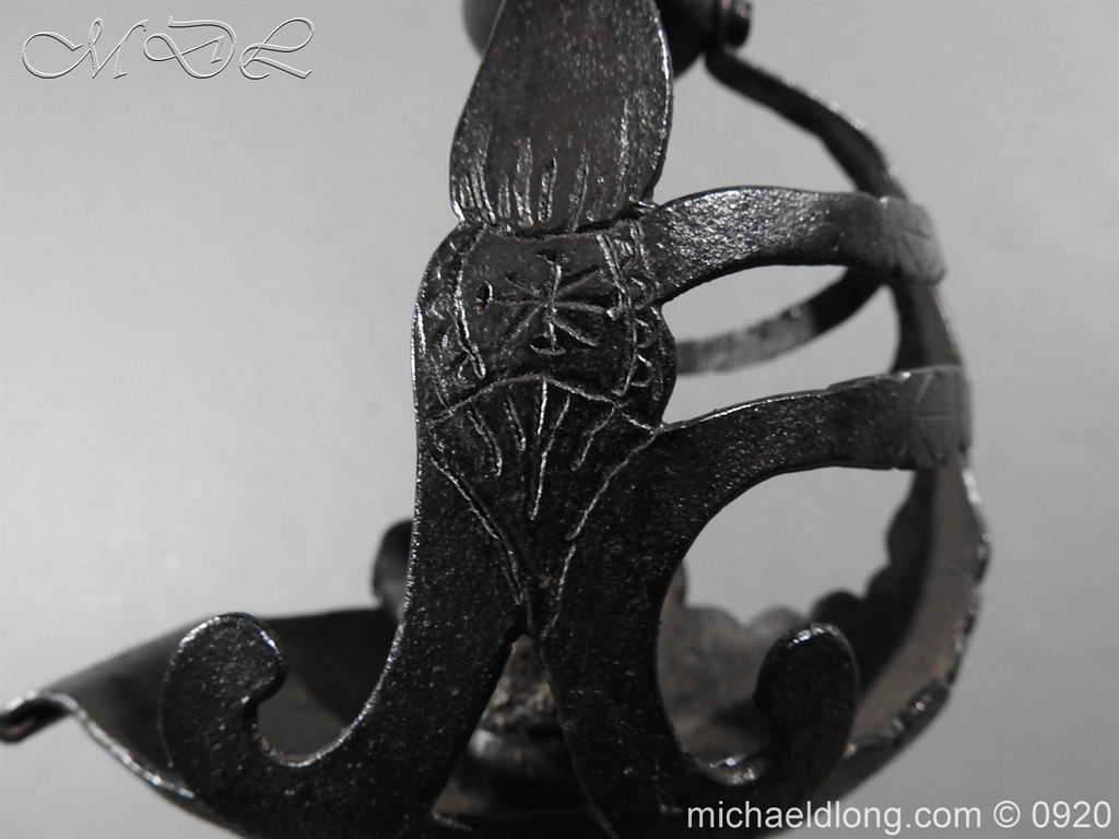 English Mortuary Sword with Hounslow Blade - Image 10