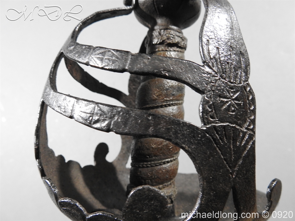 English Mortuary Sword with Hounslow Blade - Image 13