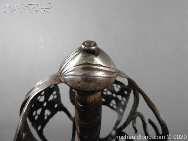 Scottish Infantry Officer's Back Sword c 1720 - Image 21