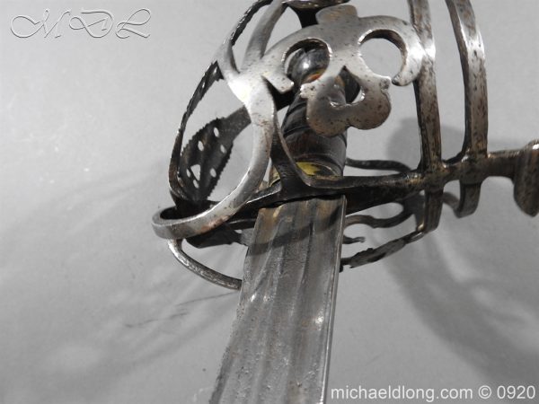 Scottish Infantry Officer's Back Sword c 1720 - Image 22
