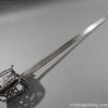 English Dragoon Officer's Basket Hilted Sword c 1740