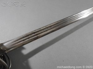 michaeldlong.com 11335 300x225 English Dragoon Officer's Basket Hilted Sword c 1740