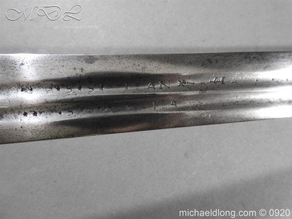 English Dragoon Officer's Basket Hilted Sword c 1740 - Image 12