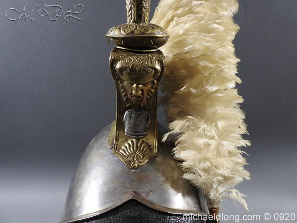Belgian Cuirassiers Helmet c 1820 - Image 3