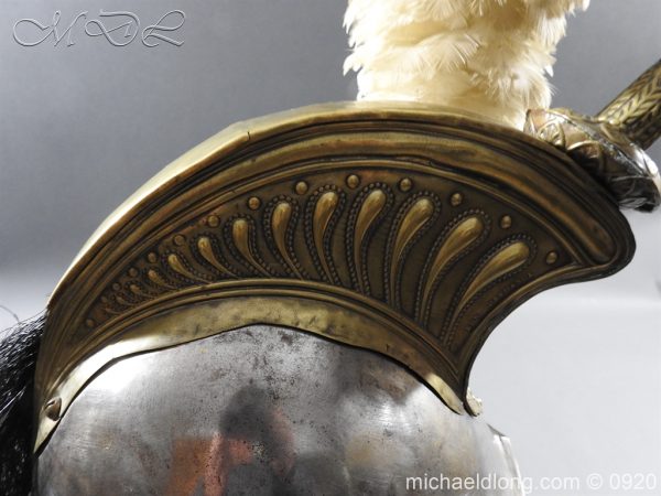 Belgian Cuirassiers Helmet c 1820 - Image 10