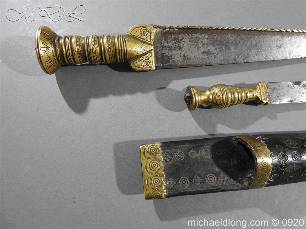 Scottish Dirk Engraved SCHOTLAND NO UNION Dated 1703 - Image 2