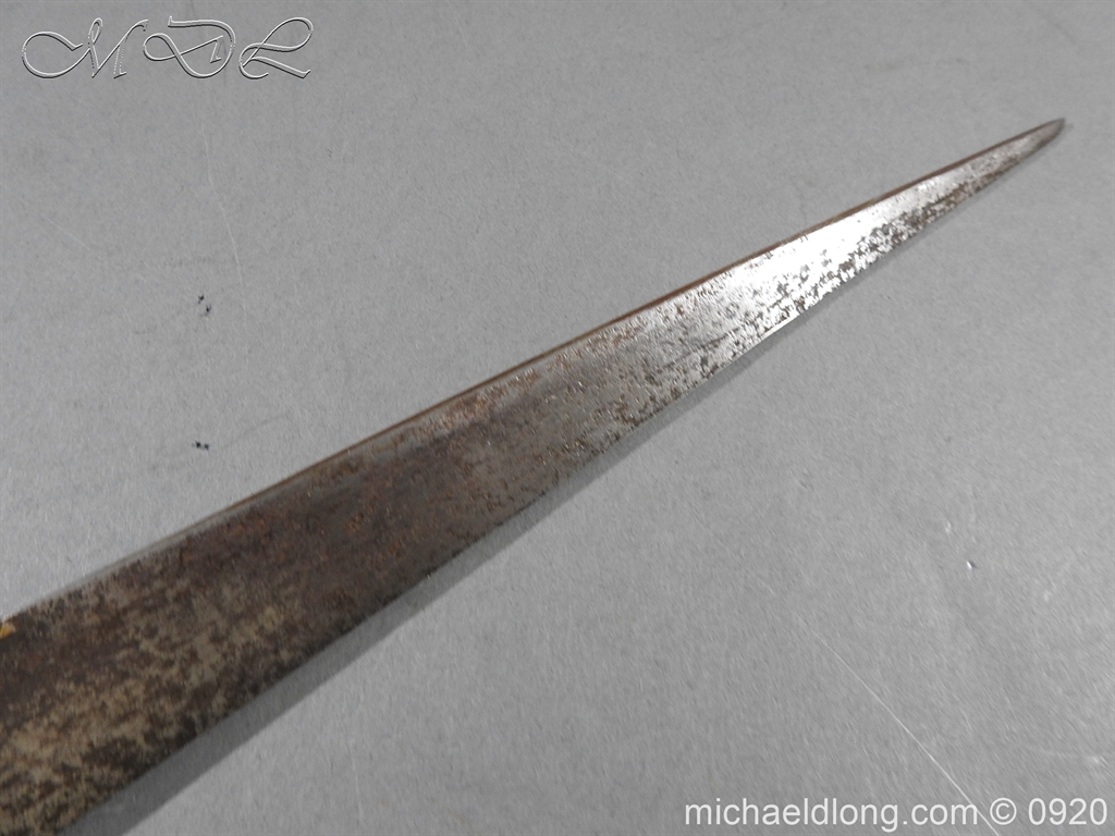 Scottish Dirk Engraved SCHOTLAND NO UNION Dated 1703 - Image 6