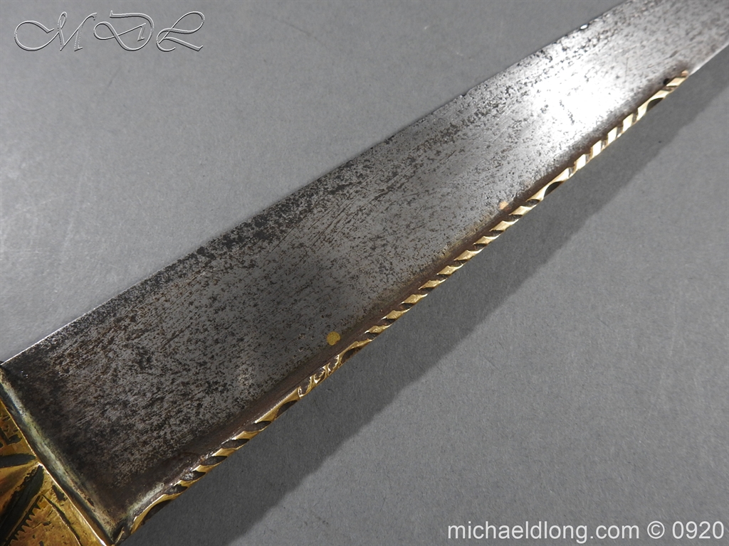 Scottish Dirk Engraved SCHOTLAND NO UNION Dated 1703 - Image 9
