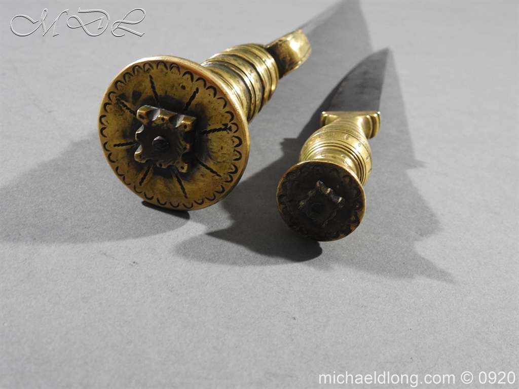 Scottish Dirk Engraved SCHOTLAND NO UNION Dated 1703 - Image 26