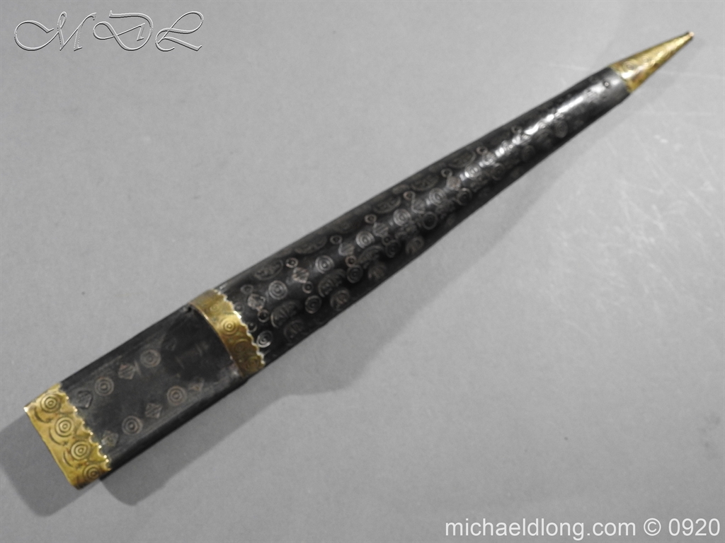 Scottish Dirk Engraved SCHOTLAND NO UNION Dated 1703 - Image 27