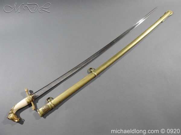 Page of Honour Sword Presented by HER MAJESTY QUEEN ADELAIDE 1835