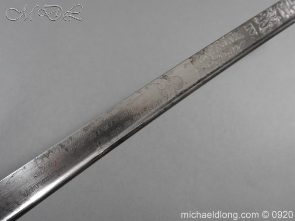 Page of Honour Sword Presented by HER MAJESTY QUEEN ADELAIDE 1835 - Image 13