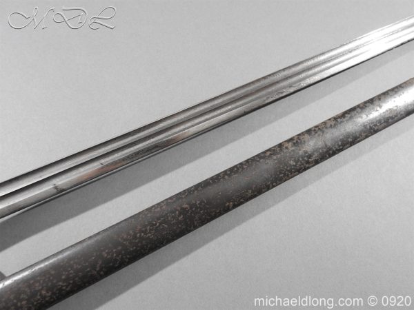 Imperial German Model 1889 Infantry Officer's Sword Damascus Blade - Image 5
