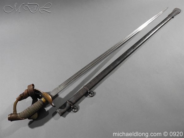 Imperial German Model 1889 Infantry Officer's Sword Damascus Blade - Image 8