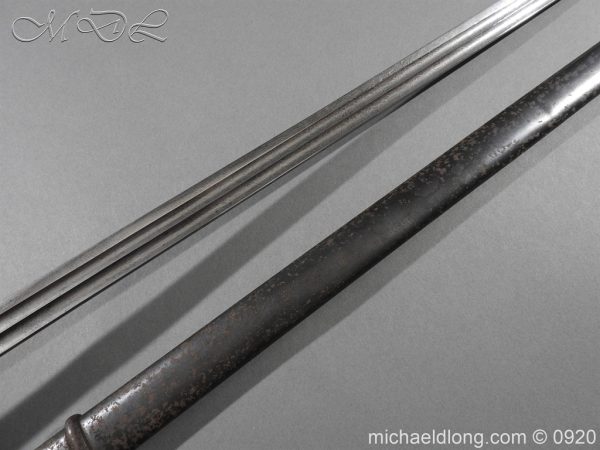 Imperial German Model 1889 Infantry Officer's Sword Damascus Blade - Image 10