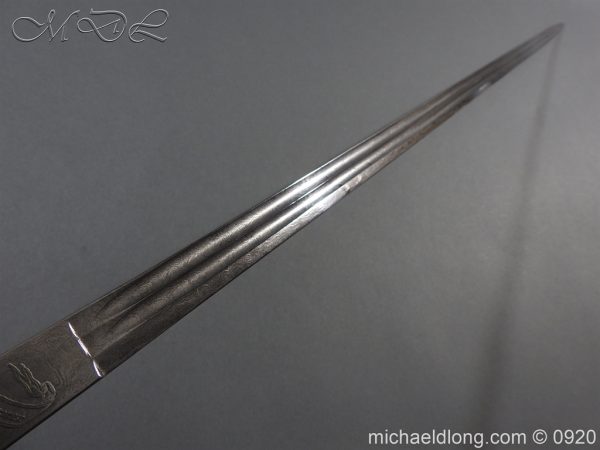 Imperial German Model 1889 Infantry Officer's Sword Damascus Blade - Image 14