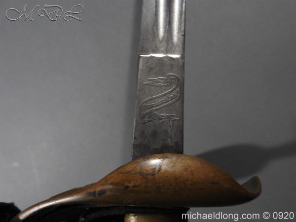 Imperial German Model 1889 Infantry Officer's Sword Damascus Blade - Image 20
