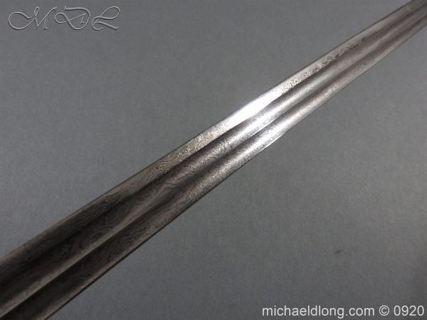 Imperial German Model 1889 Infantry Officer's Sword Damascus Blade - Image 22