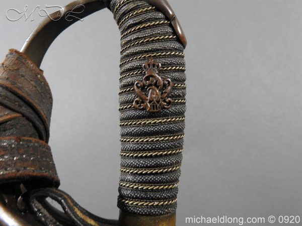 Imperial German Model 1889 Infantry Officer's Sword Damascus Blade - Image 26