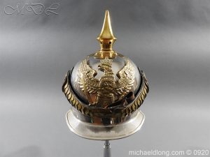 Prussian Kurassier Officer's Helmet dated 1916