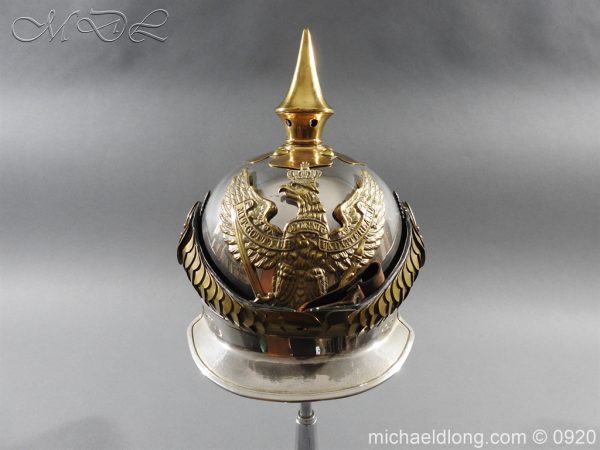 Prussian Kurassier Officer's Helmet dated 1916