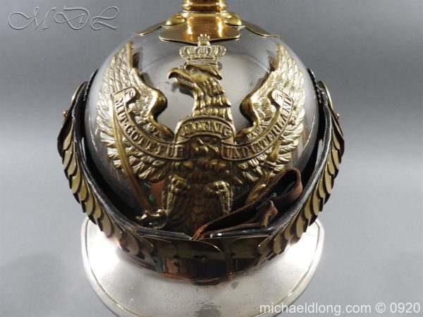Prussian Kurassier Officer's Helmet dated 1916 - Image 2