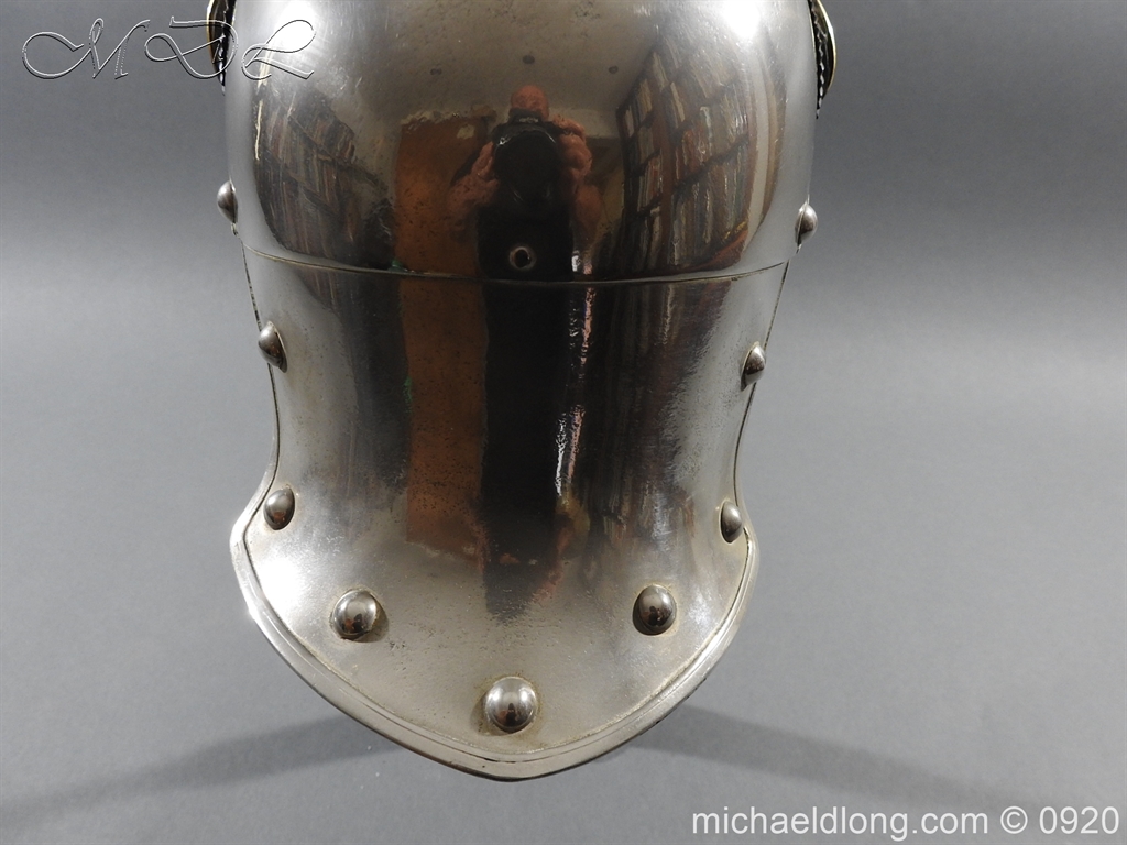 Prussian Kurassier Officer's Helmet dated 1916 - Image 7