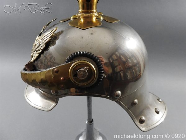 Prussian Kurassier Officer's Helmet dated 1916 - Image 10