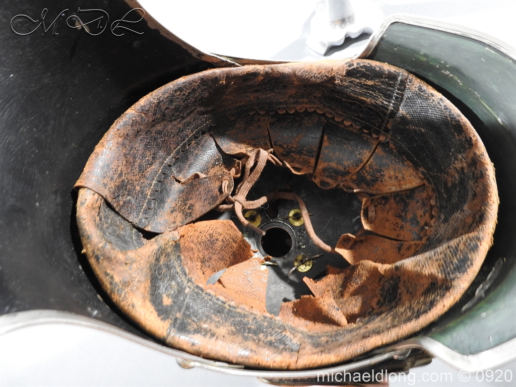 Prussian Kurassier Officer's Helmet dated 1916 - Image 12
