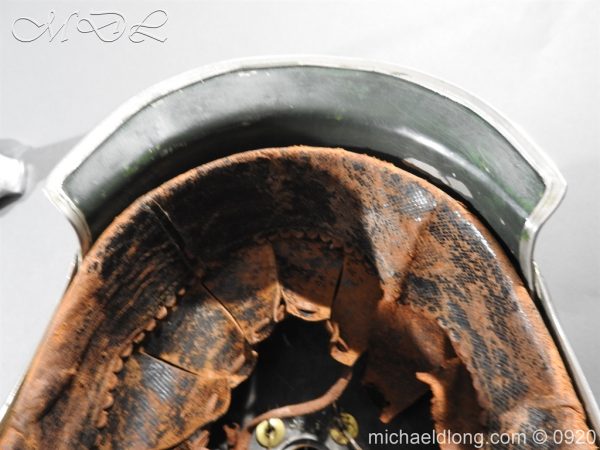 Prussian Kurassier Officer's Helmet dated 1916 - Image 14