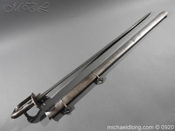 1796 Heavy Cavalry Disk Hilt Troopers Sword by Osborn and Gunby - Image 11