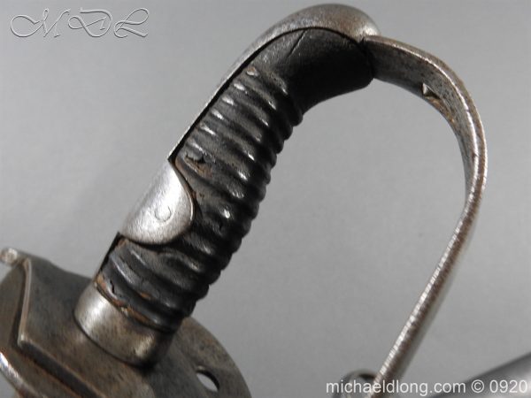 1796 Heavy Cavalry Disk Hilt Troopers Sword by Osborn and Gunby - Image 28