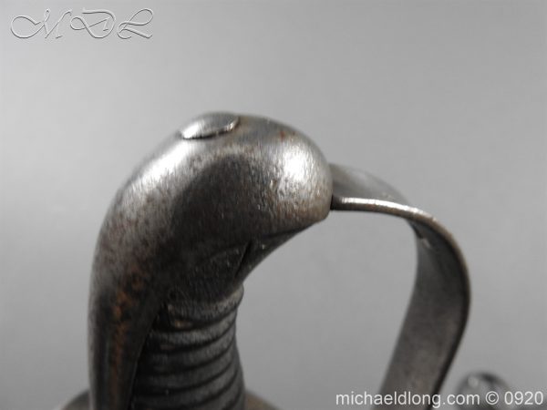 1796 Heavy Cavalry Disk Hilt Troopers Sword by Osborn and Gunby - Image 6