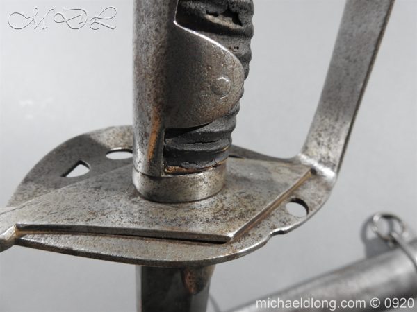 1796 Heavy Cavalry Disk Hilt Troopers Sword by Osborn and Gunby - Image 7