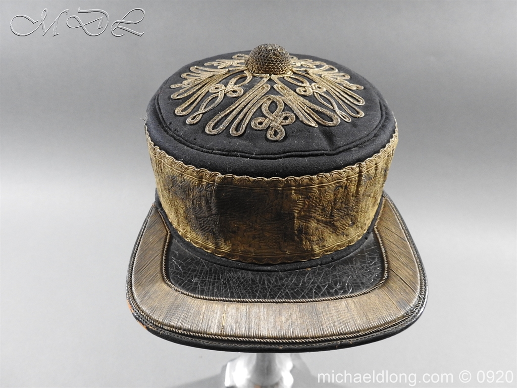 Victorian 2nd Dragoon Guards Peaked Forage Cap - Image 2