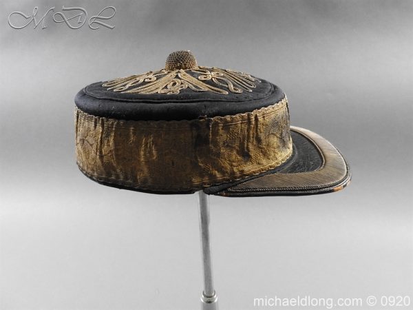 Victorian 2nd Dragoon Guards Peaked Forage Cap - Image 3