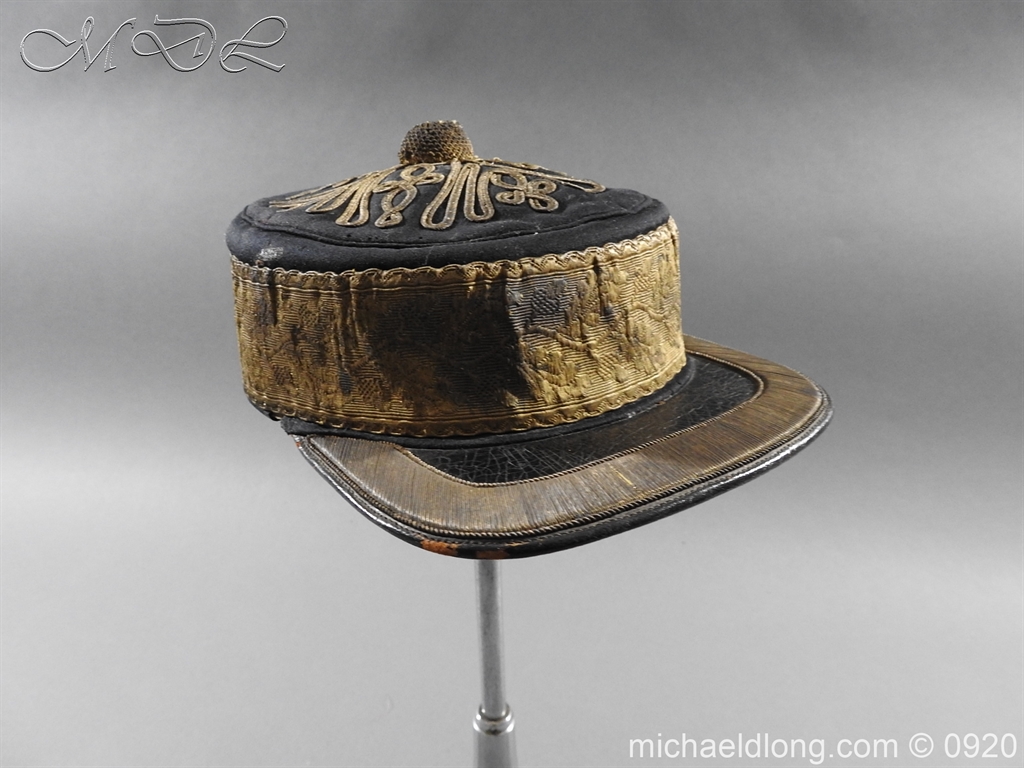Victorian 2nd Dragoon Guards Peaked Forage Cap - Image 9