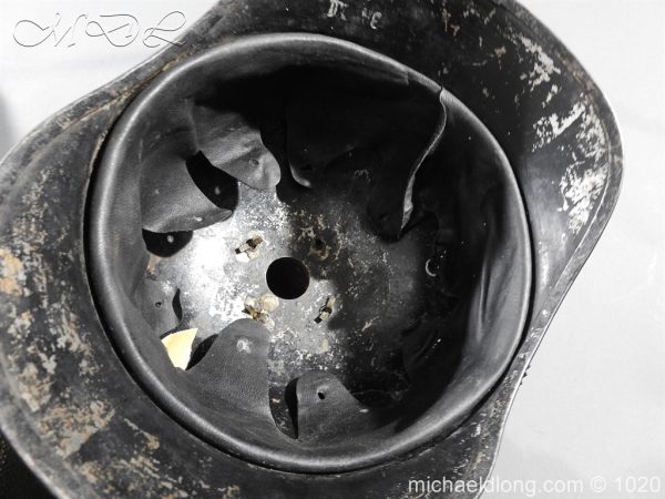 Saxon Infantry Ersatz Enlisted Pickelhaube dated 1918 - Image 10