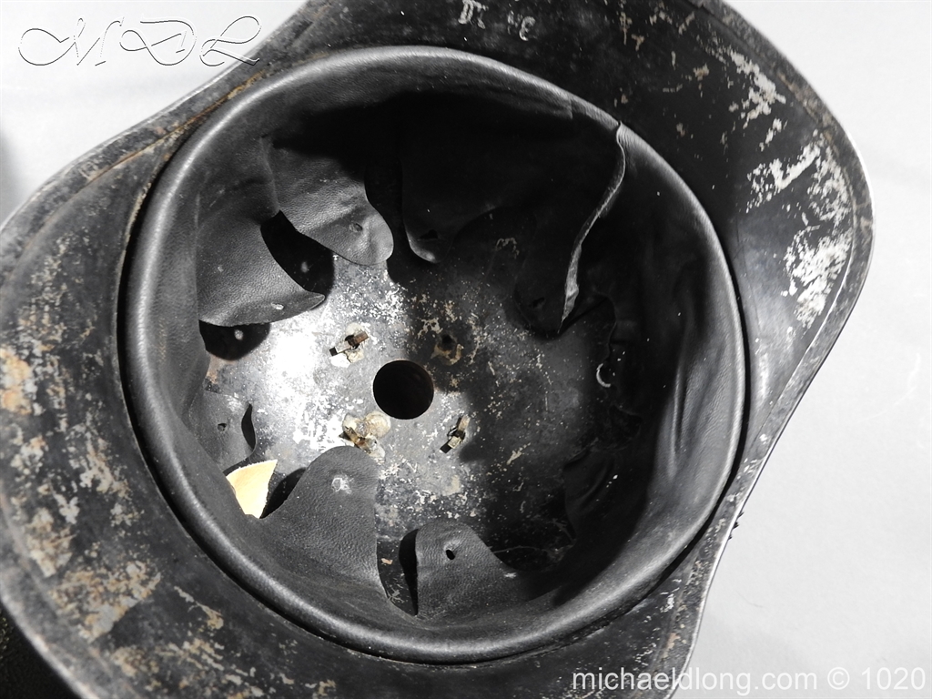 Saxon Infantry Ersatz Enlisted Pickelhaube dated 1918 - Image 10