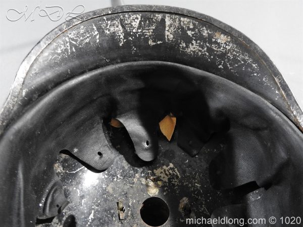 Saxon Infantry Ersatz Enlisted Pickelhaube dated 1918 - Image 12
