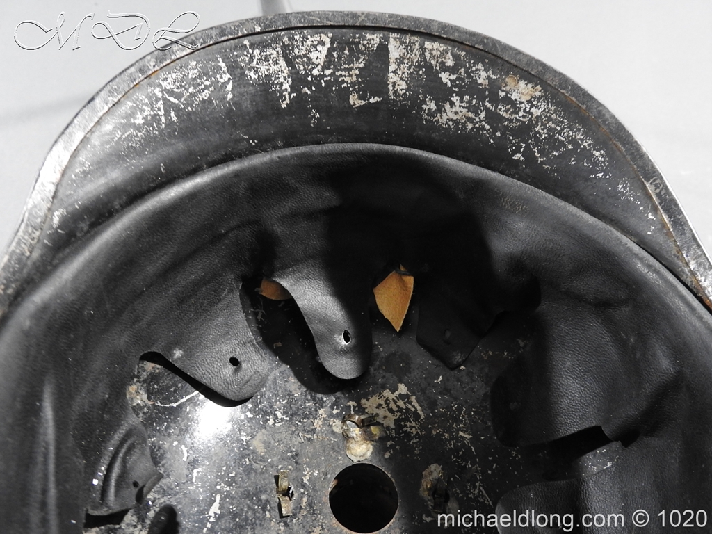 Saxon Infantry Ersatz Enlisted Pickelhaube dated 1918 - Image 12
