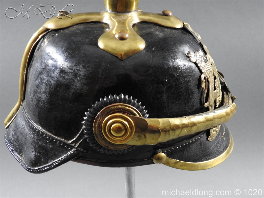 Imperial German Württemberg Officer Pickelhaube - Image 6