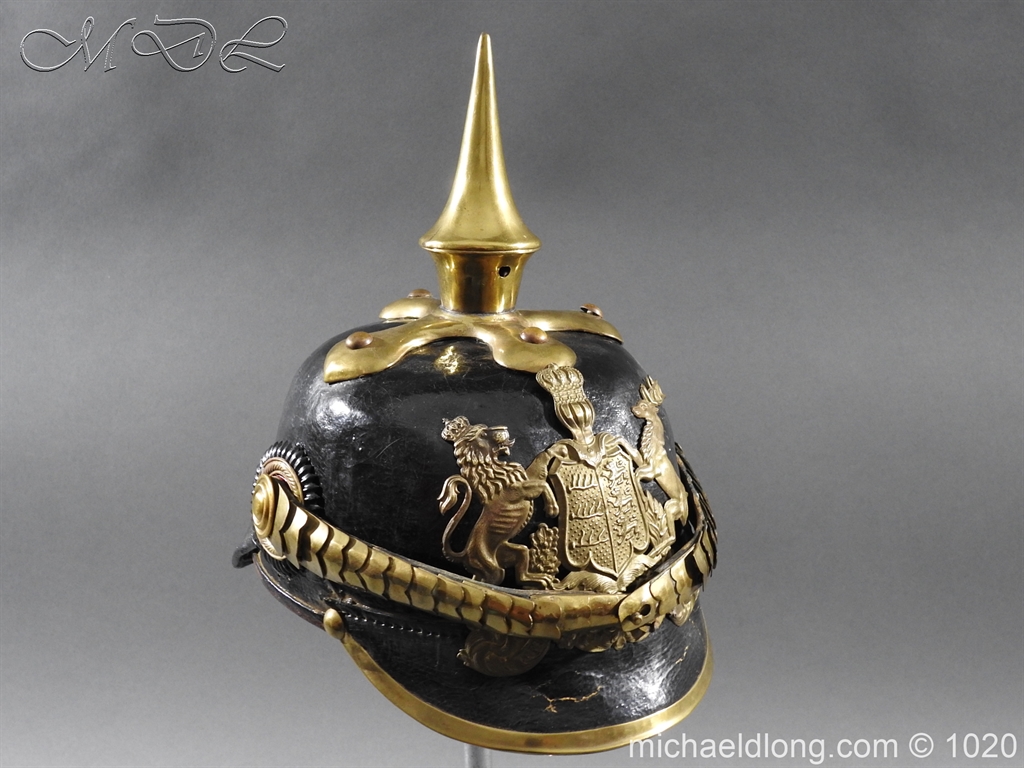 Imperial German Württemberg Officer Pickelhaube - Image 16