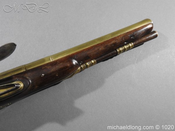 Brass Mounted Flintlock Holster Pistol By Barbar of London - Image 4