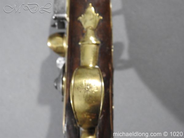 Brass Mounted Flintlock Holster Pistol By Barbar of London - Image 18